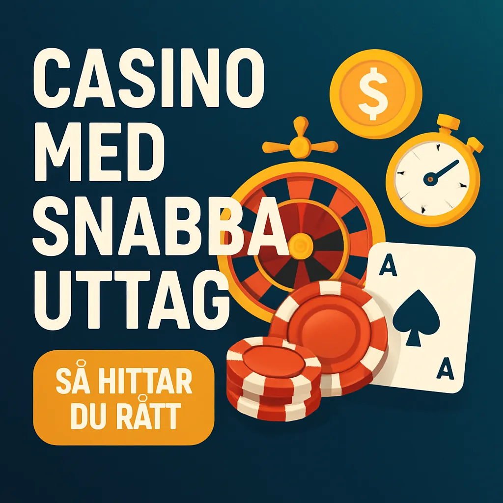 Casino med snabba uttag – så hittar du rätt
